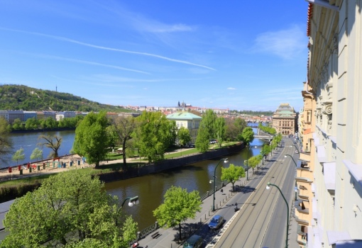 Luxusní byt s výhledem na Pražský hrad 309 m²
