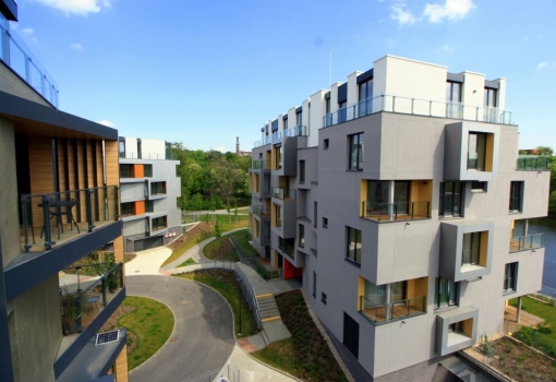 Byt u řeky Libeň 107 m²
