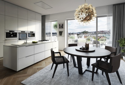 Luxusní byt s balkonem Praha 1 - 104 m²